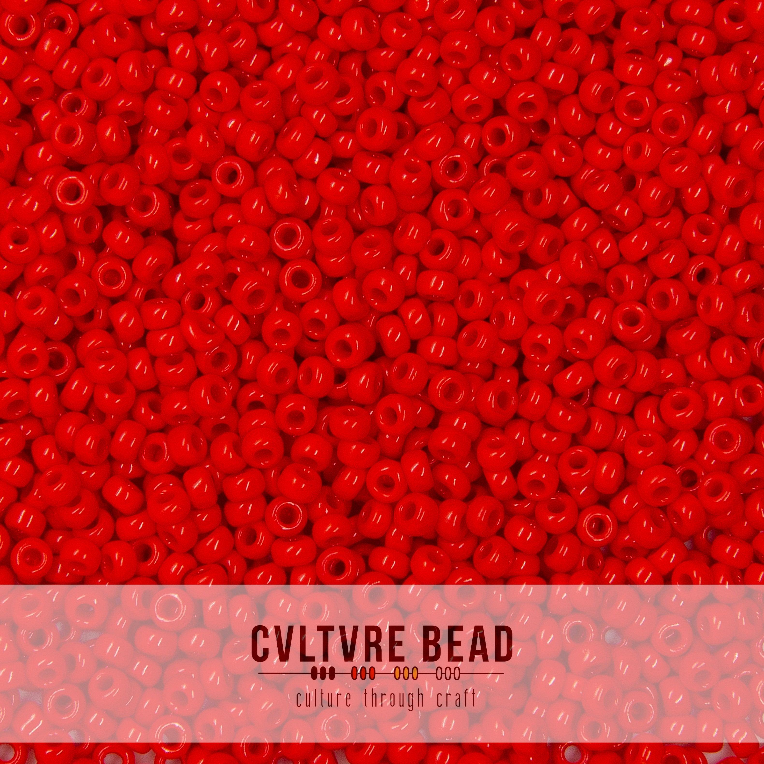 11/0 Opaque Vermillion Red - 23g - Miyuki Seed Bead